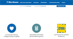 Desktop Screenshot of boxavenue.fr