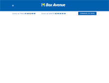 Tablet Screenshot of boxavenue.fr